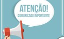 Comunicado – Alteração dos Horários das Reuniões Ordinárias para as 20:00